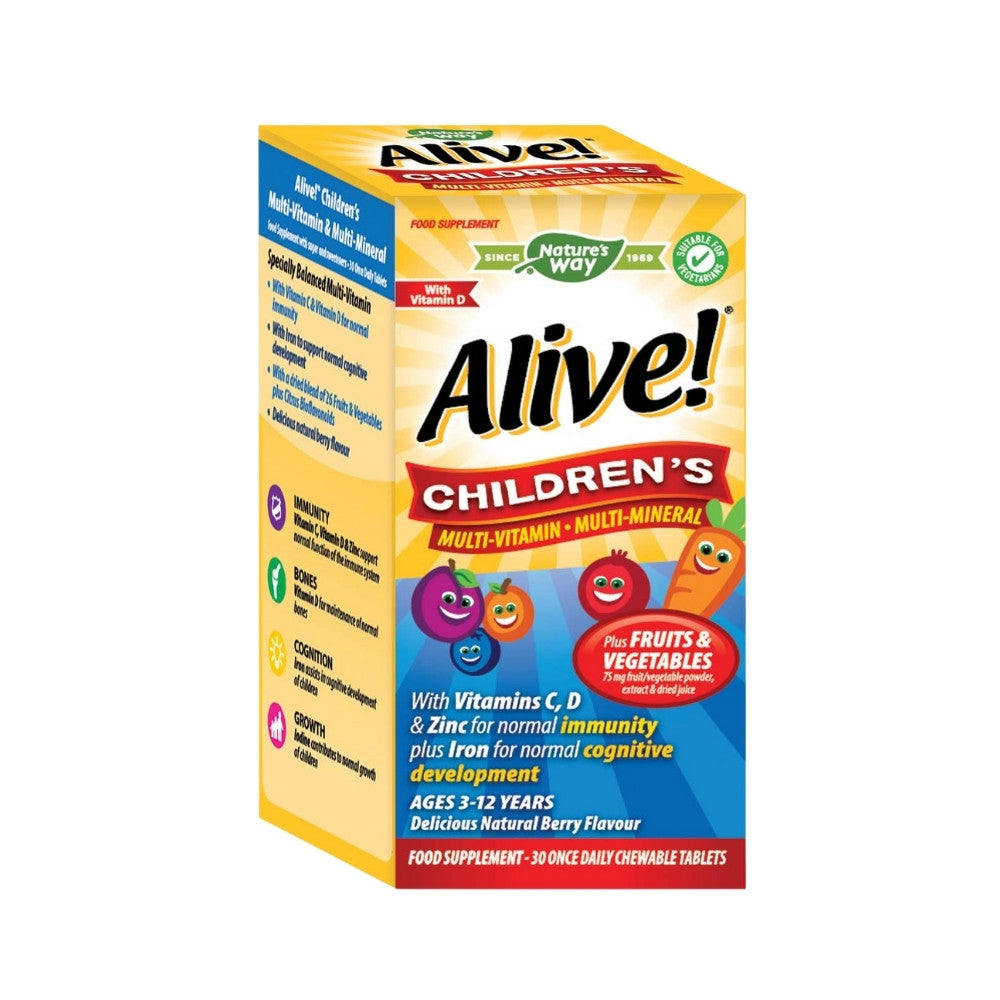 Alive! Children's Chewable Multi-Vitamins and Minerals