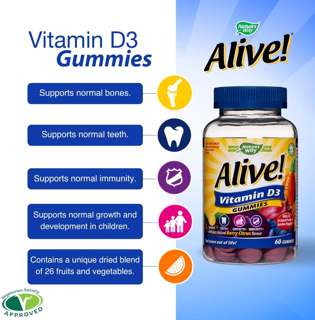 Alive! Vitamin D3 Gummmies
