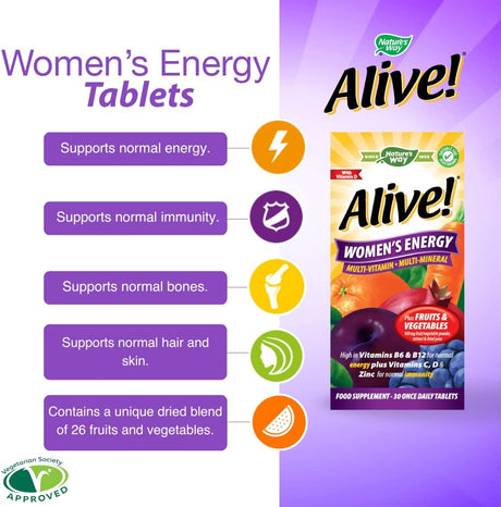 Alive! Women’s Energy Multi-Vitamin and Minerals