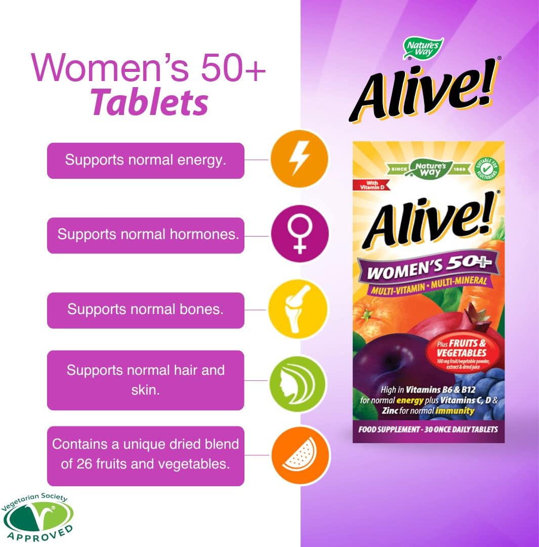 Alive! Women's 50+ Multi-Vitamin and Minerals
