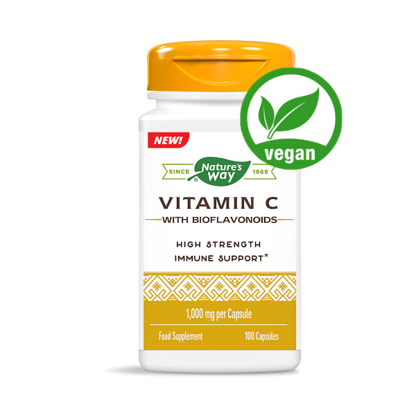 Vitamin C High Strength 1,000mg with Bioflavonoids – 100 capsules